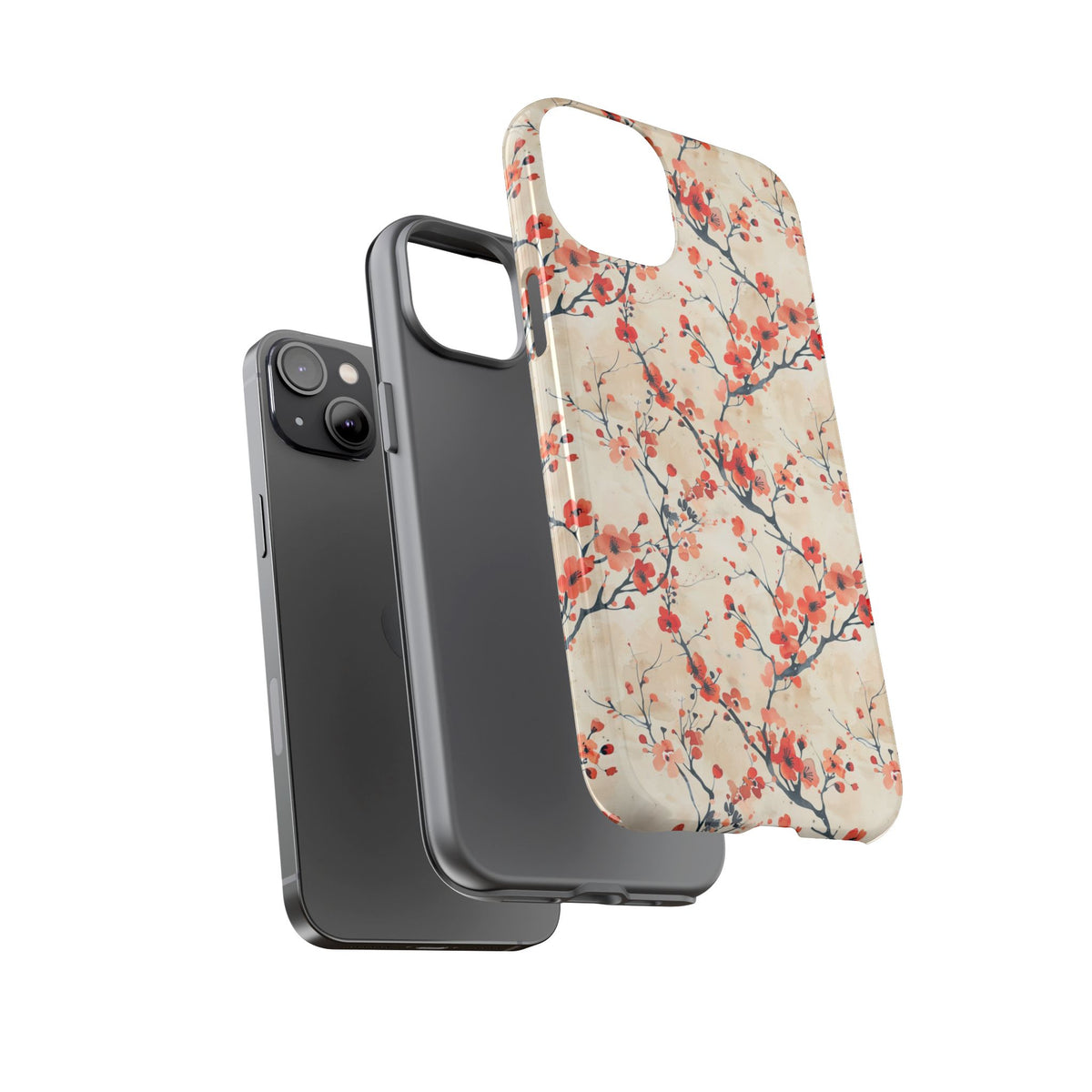 Japanese Pattern Phone Case – Elegant & Timeless Design for Your Phone 476