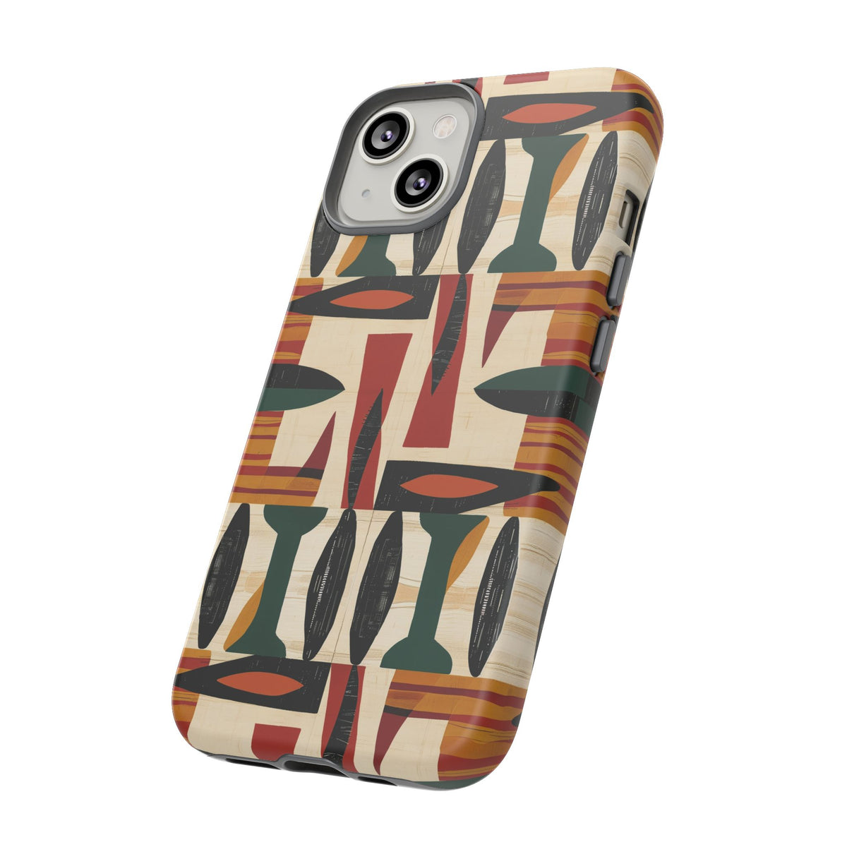 Stylish African Pattern Phone Case – Unique and Vibrant Protection 196