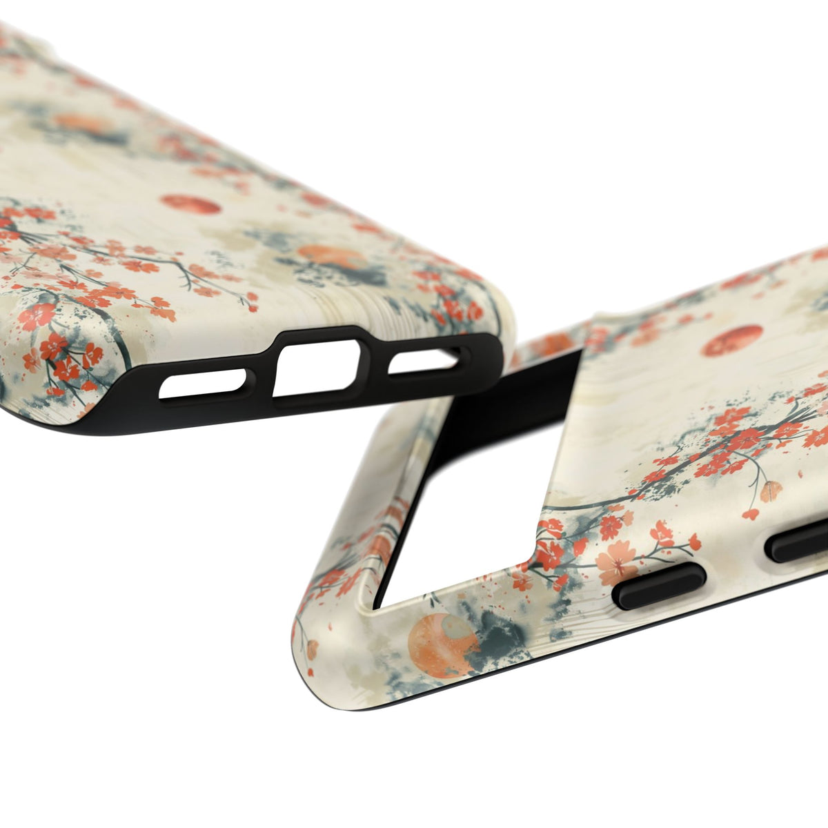 Japanese Pattern Phone Case – Elegant & Timeless Design for Your Phone 075