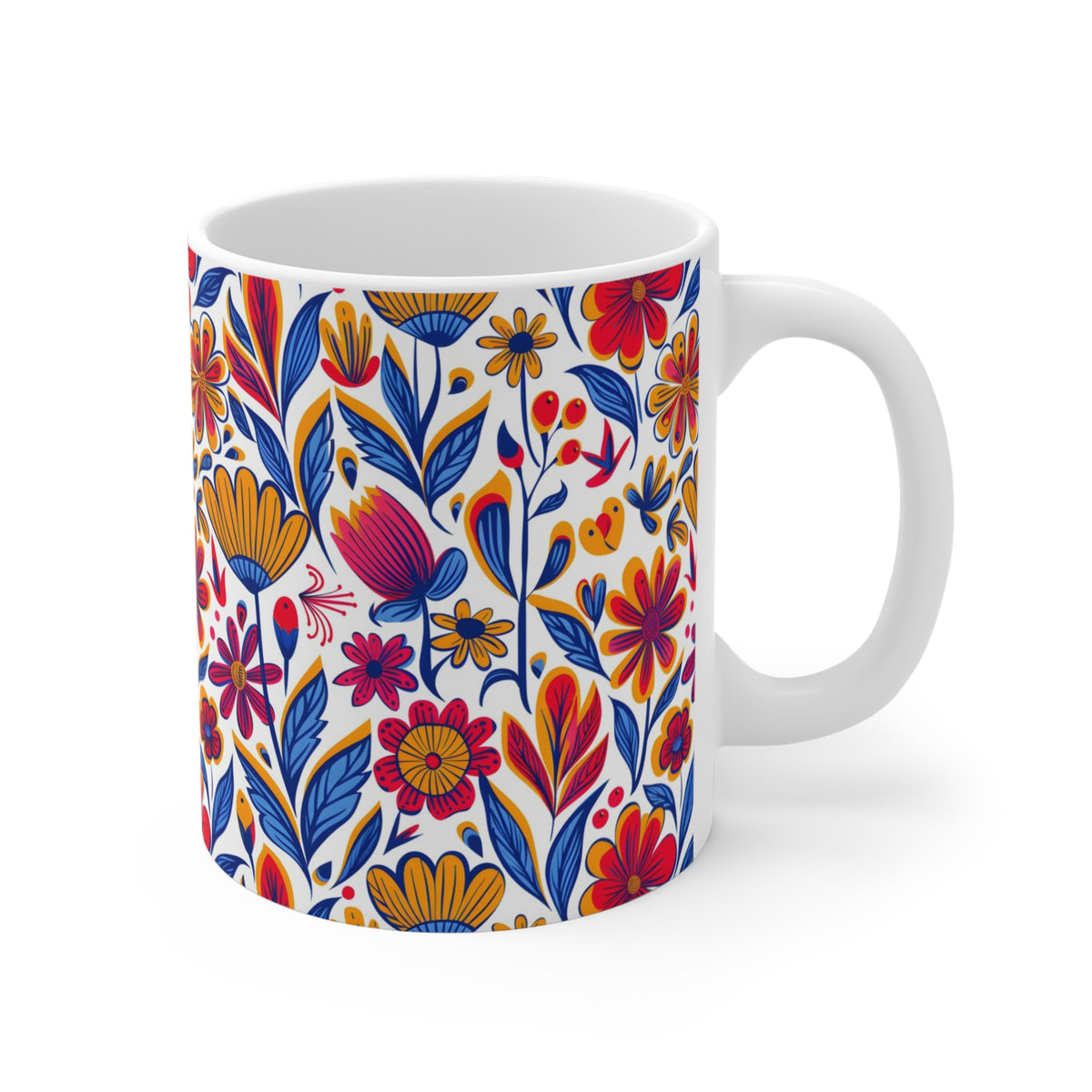 Groove Floral Bohemian Coffee Mug – Perfect for Free Spirits  (21)