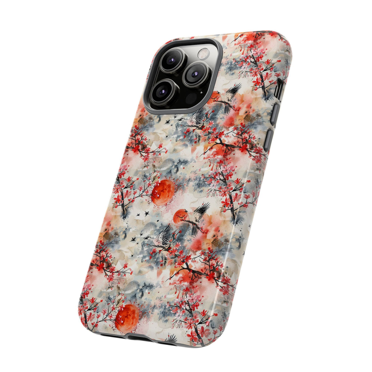 Japanese Pattern Phone Case – Elegant & Timeless Design for Your Phone 110