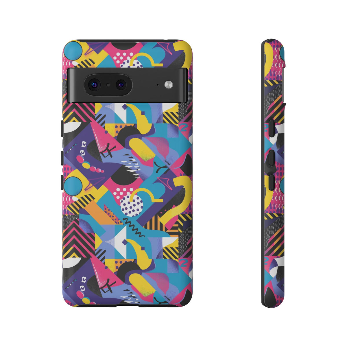 90s Themed Seamless Pattern Phone Case – Embrace Retro Style and Protection 303