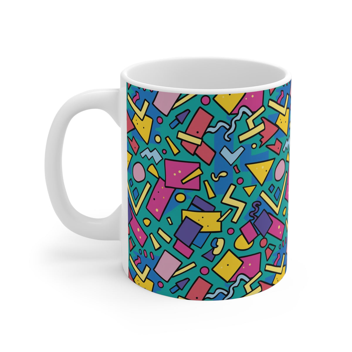 90s Retro Coffee Mug - Full Wrap Design 505