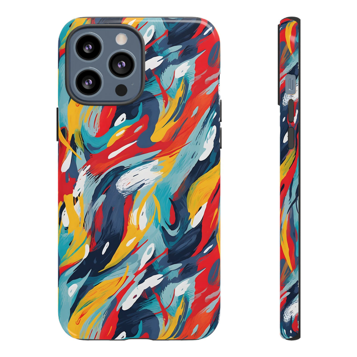 Tough CasesAbstract Painting Design Phone Case – Modern Art-Inspired Phone Cover 8