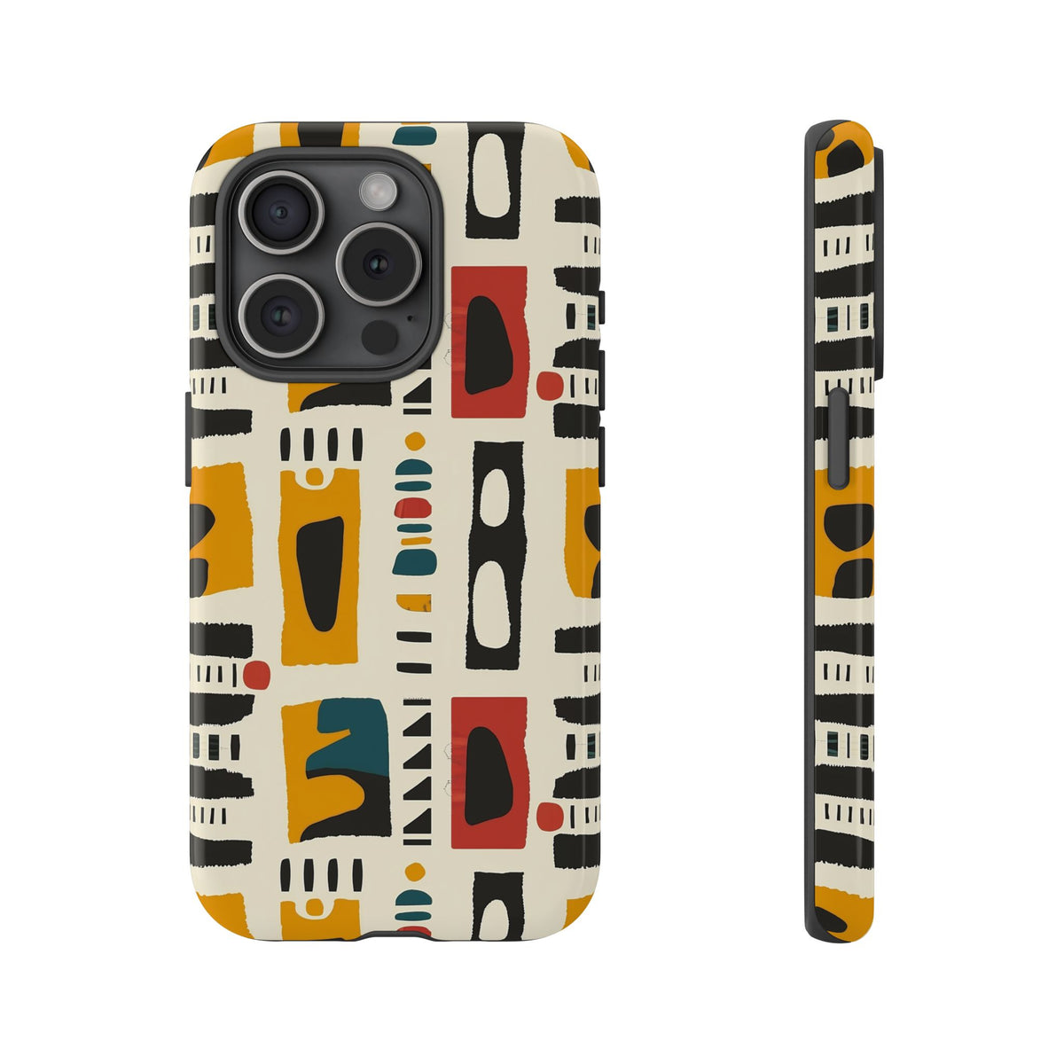 Stylish African Pattern Phone Case – Unique and Vibrant Protection 260