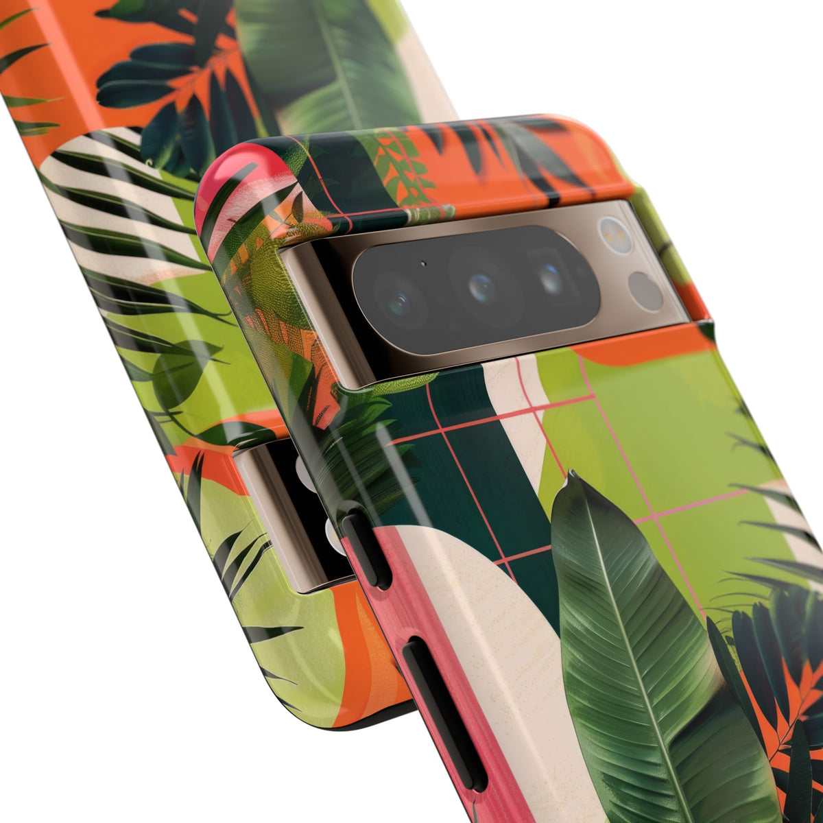 Jungle Collage Phone Case – Vibrant & Durable Nature-Inspired Protection