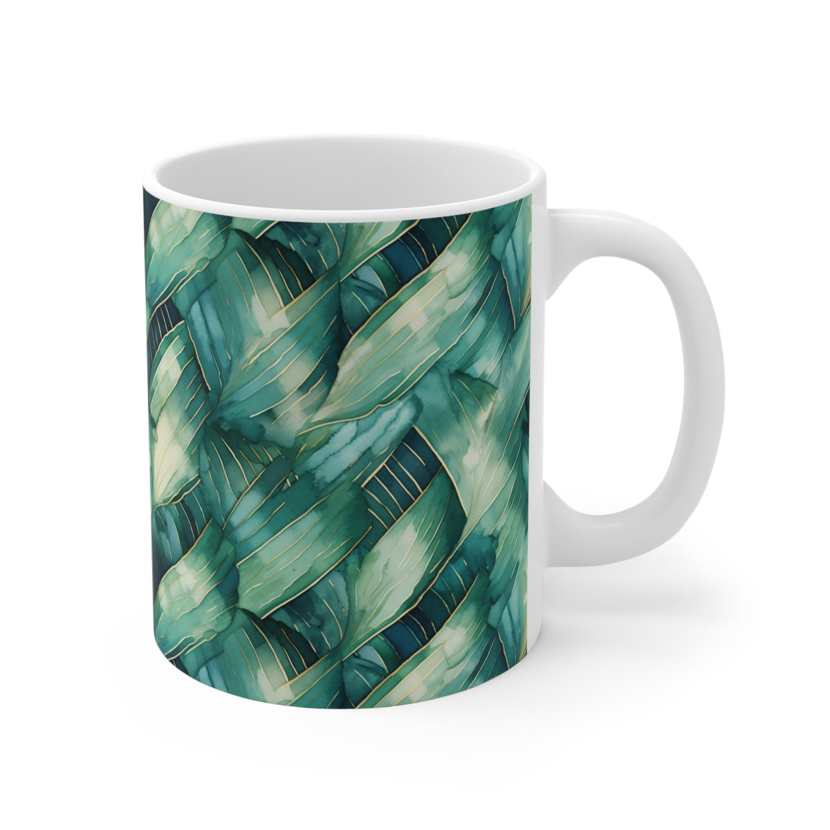 Various Watercolor Design All Over Coffee Mug – Unique Artistic Ceramic Coffee Cup 212