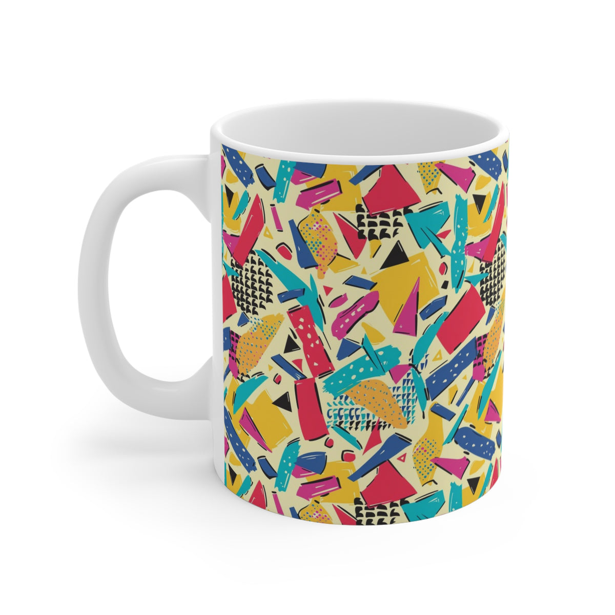 90s Retro Coffee Mug - Full Wrap Design 588