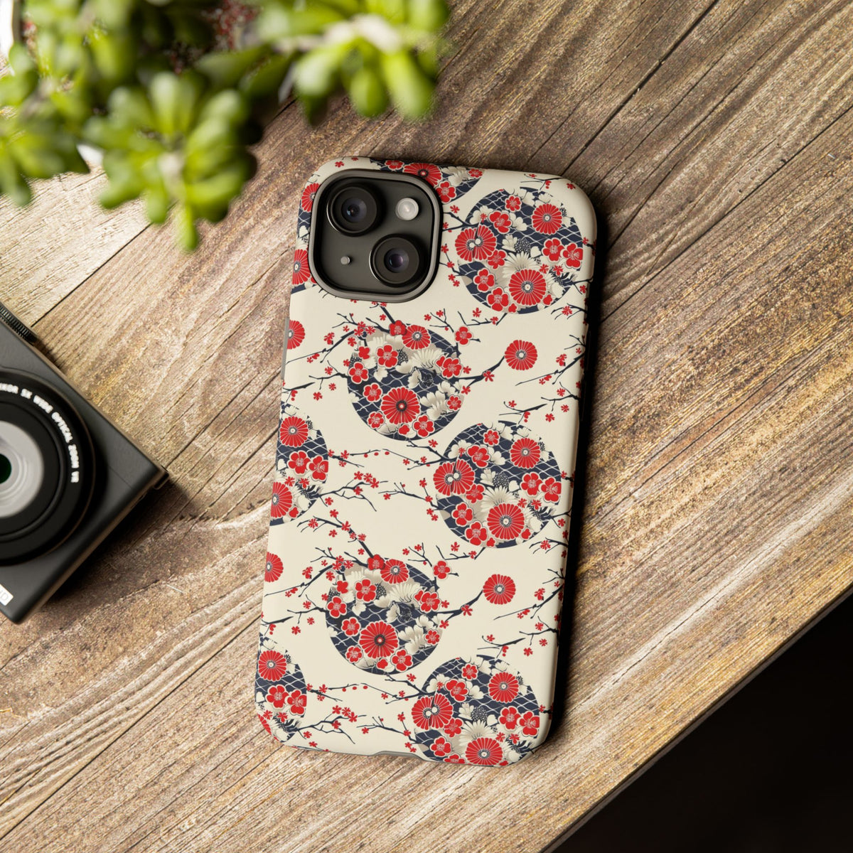 Japanese Pattern Phone Case – Elegant & Timeless Design for Your Phone 138