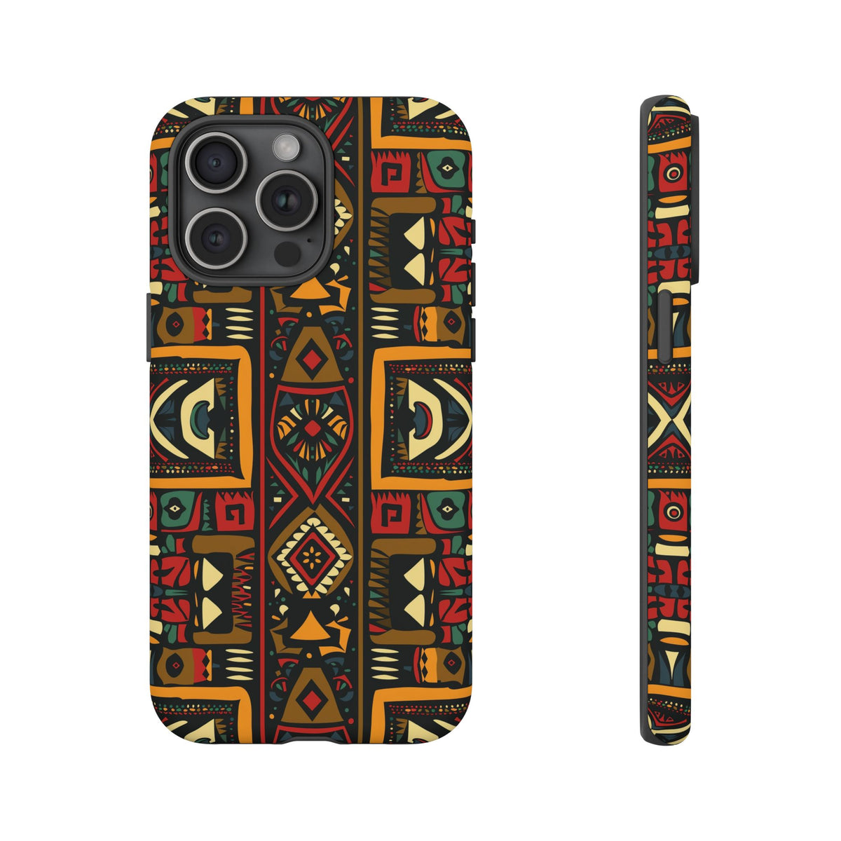 Stylish African Pattern Phone Case – Unique and Vibrant Protection 164