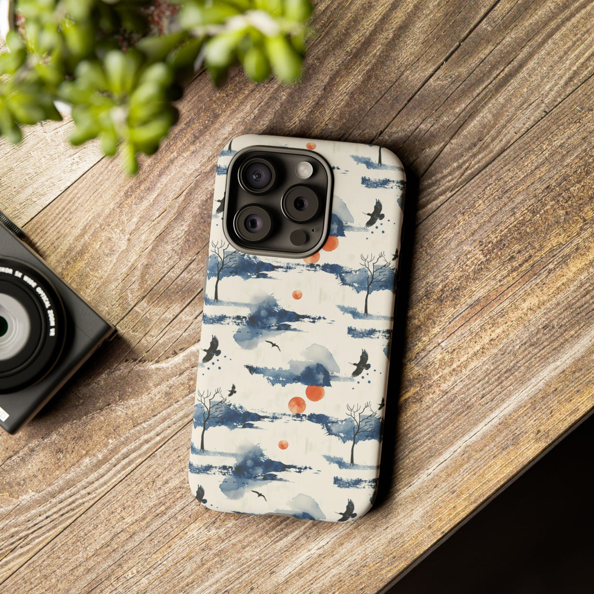 Japanese Pattern Phone Case – Elegant & Timeless Design for Your Phone 030