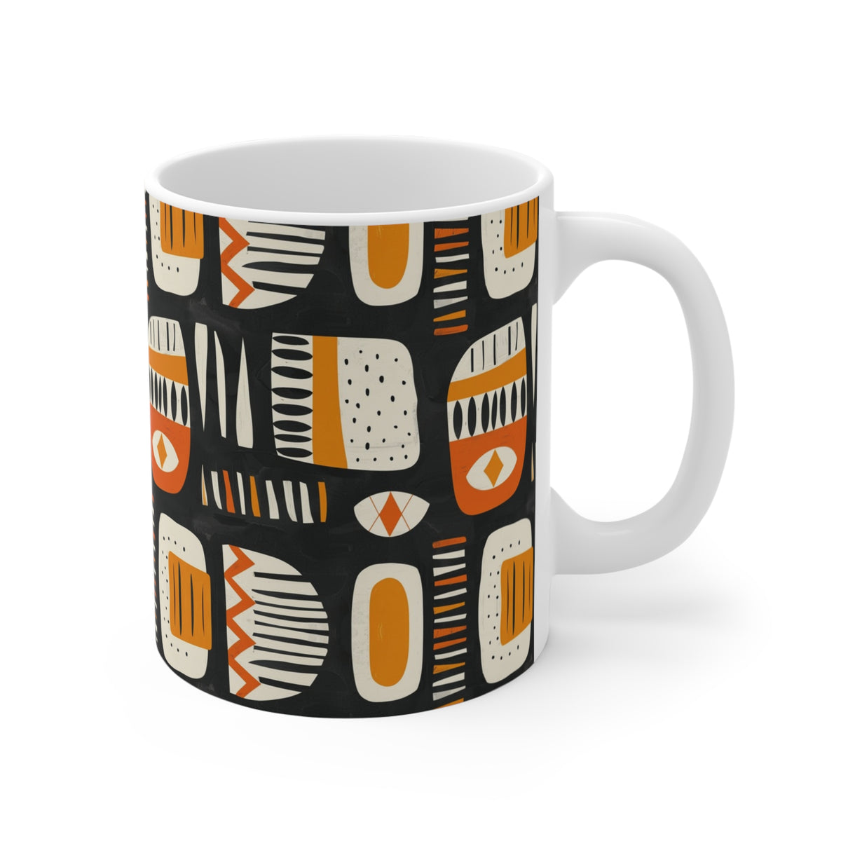 All-Over African Pattern Coffee Mug 685