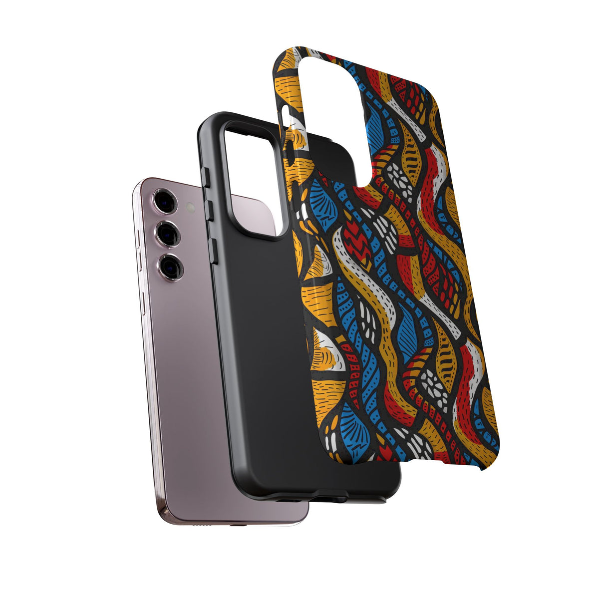 Stylish African Pattern Phone Case – Unique and Vibrant Protection 155