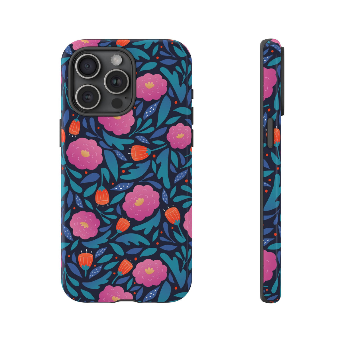 Colorful Little Flower Design Phone Case – Bright and Cheerful Floral Phone Cover 2