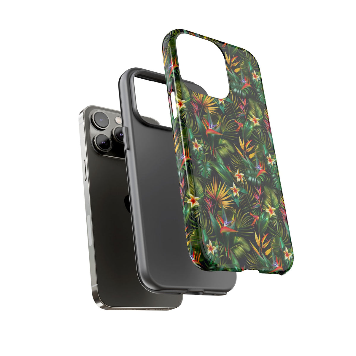 Jungle Pattern Phone Case – Exotic & Lush Design for Your Phone 348