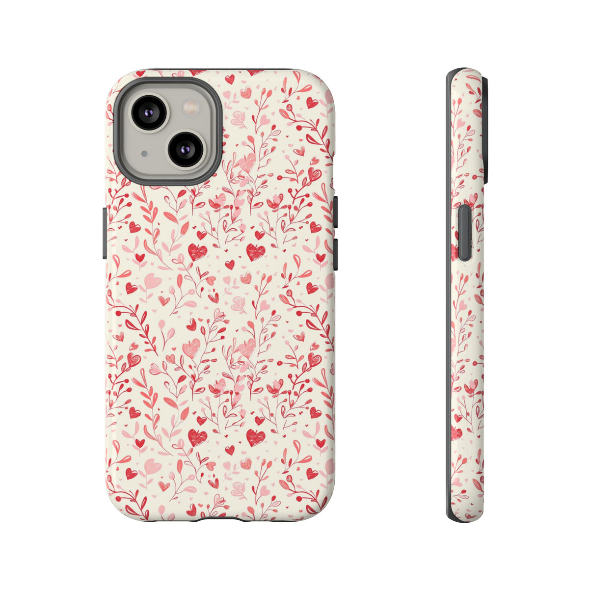 Heart Pattern Phone Case – Stylish & Loving Design for Your Device 823