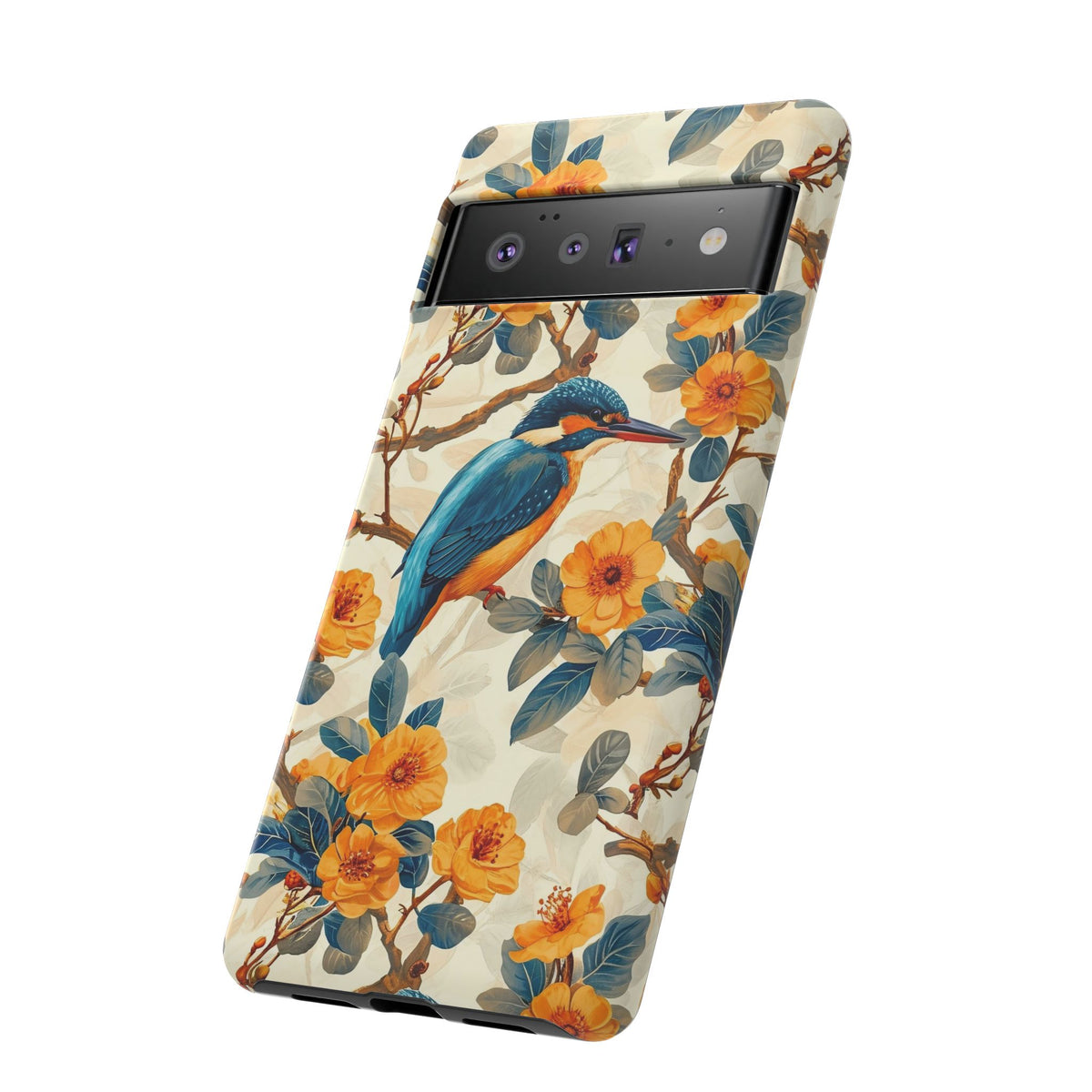 Birds Seamless Pattern Phone Case – Elegant and Timeless Avian Design