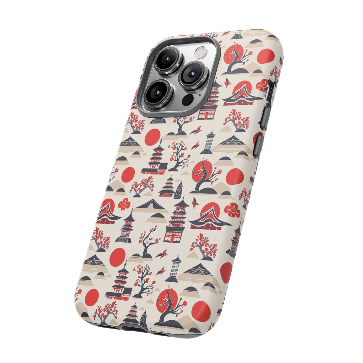 Japanese Pattern Phone Case – Elegant & Timeless Design for Your Phone 013