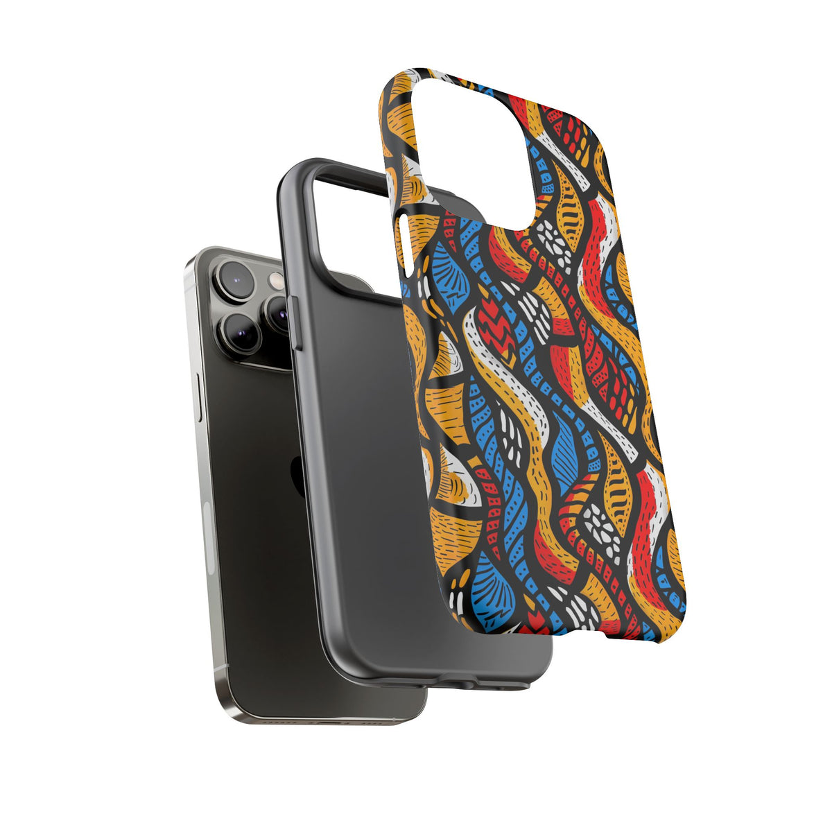 Stylish African Pattern Phone Case – Unique and Vibrant Protection 155