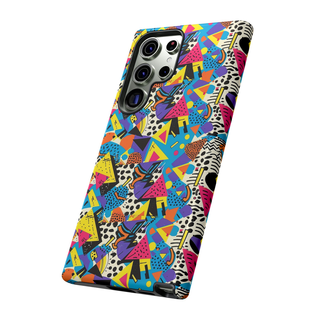 90s Themed Seamless Pattern Phone Case – Embrace Retro Style and Protection 231