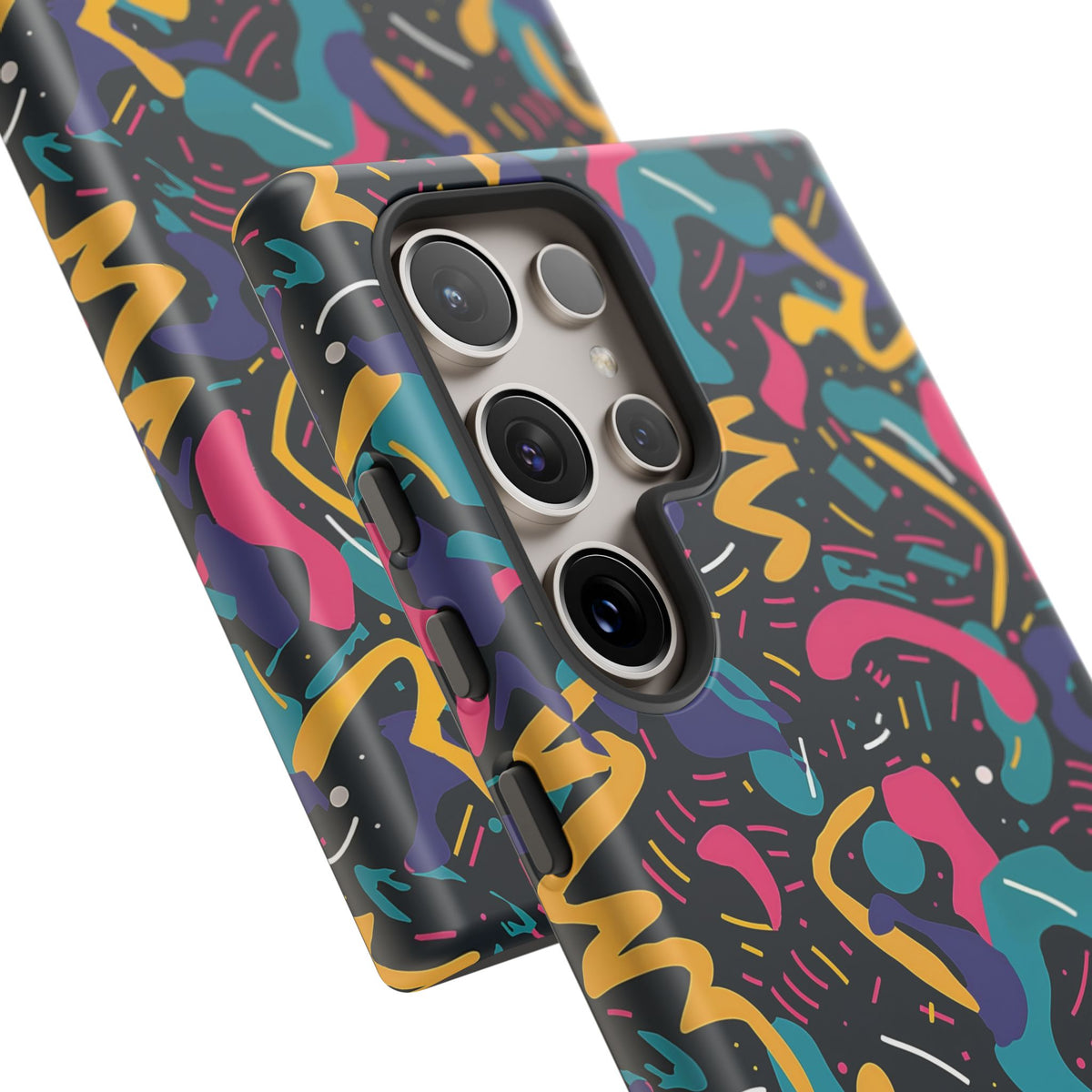 90s Themed Seamless Pattern Phone Case – Embrace Retro Style and Protection 235