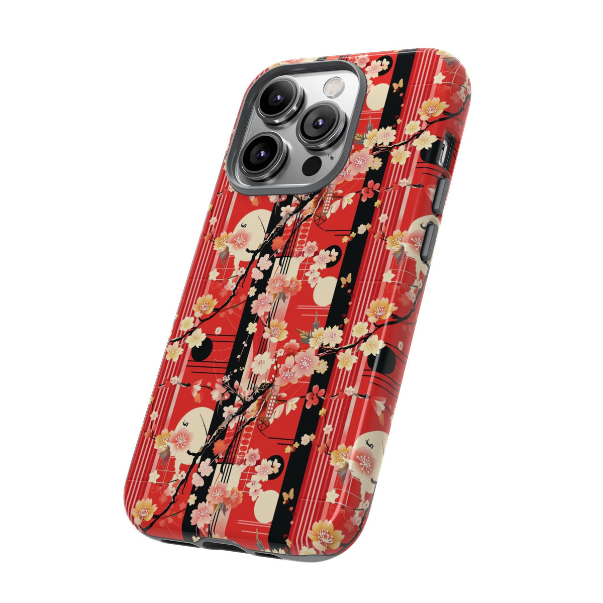 Japanese Pattern Phone Case – Elegant & Timeless Design for Your Phone 026