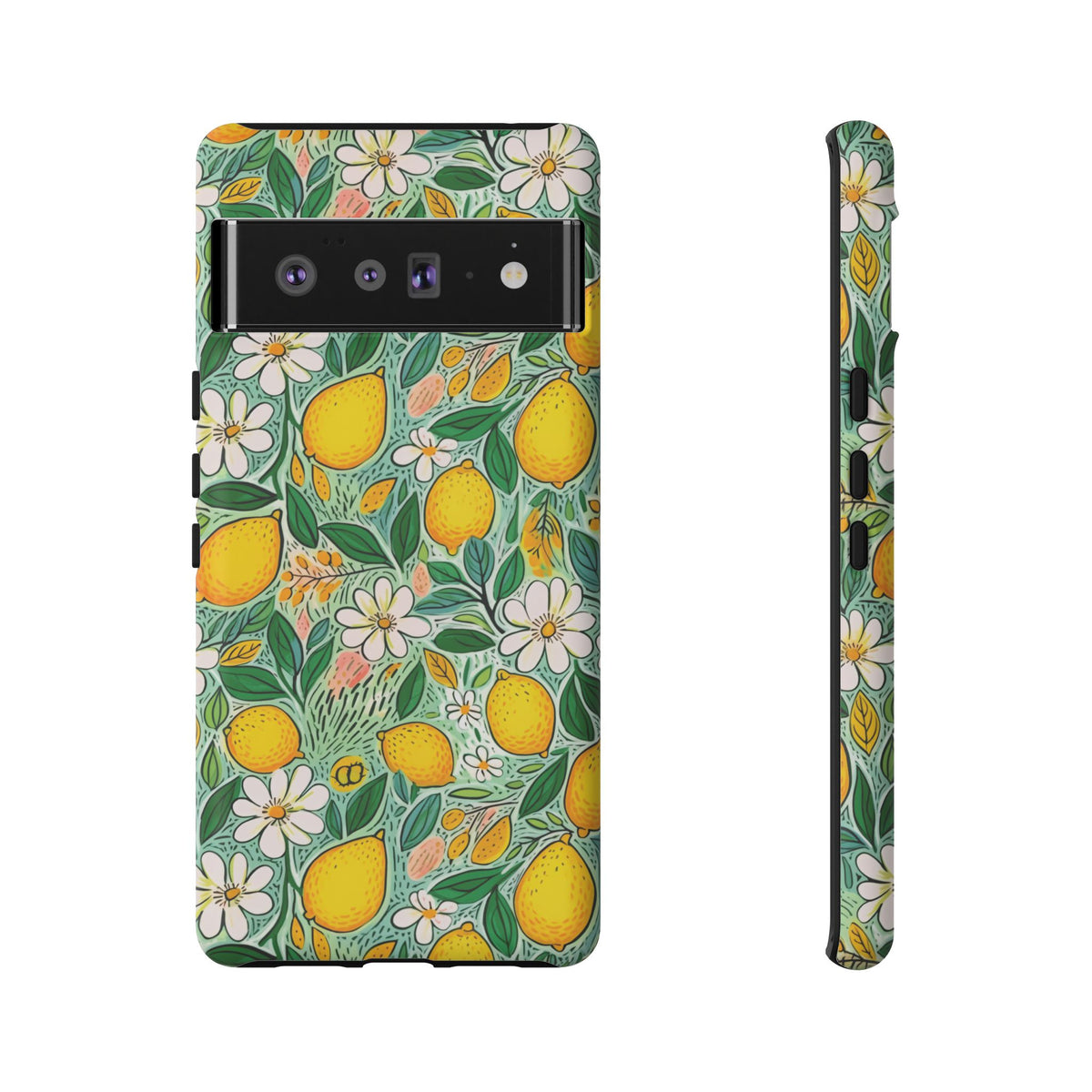 Cute Summer Lemons Phone Case – Refreshing Citrus Design for Your Phone 3