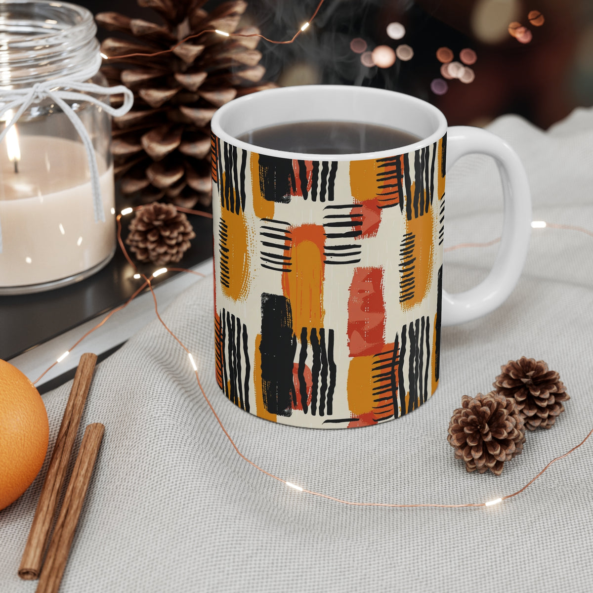 All-Over African Pattern Coffee Mug 606