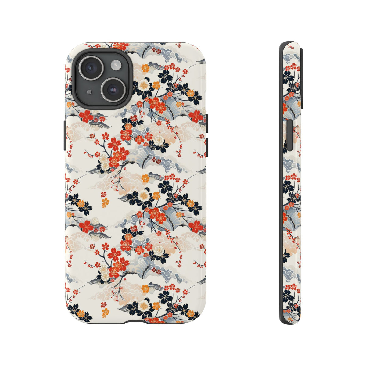 Japanese Pattern Phone Case – Elegant & Timeless Design for Your Phone 302