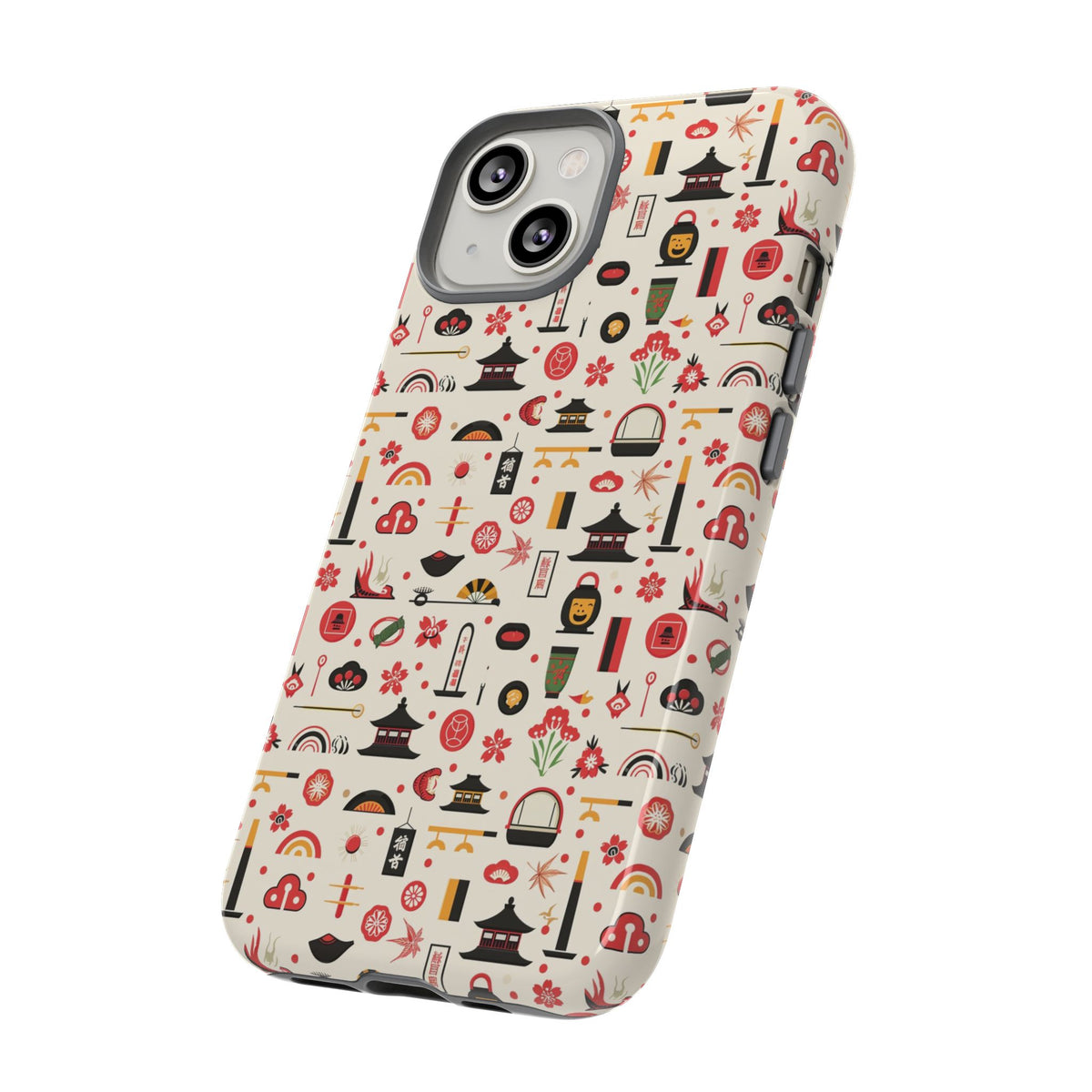 Japanese Pattern Phone Case – Elegant & Timeless Design for Your Phone 100