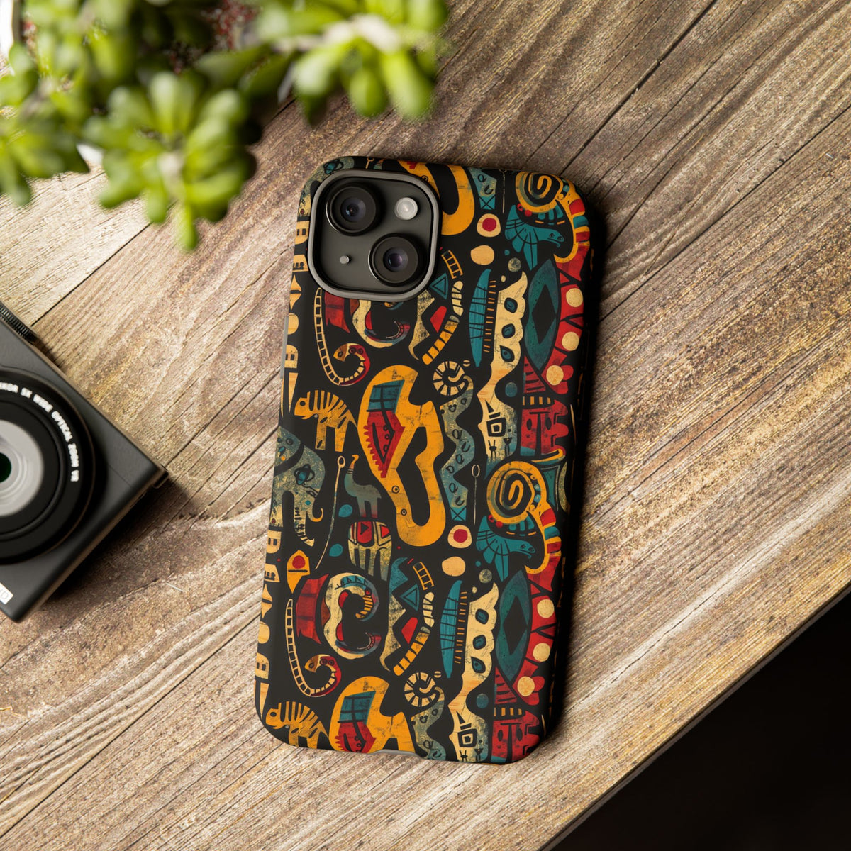 Stylish African Pattern Phone Case – Unique and Vibrant Protection 153