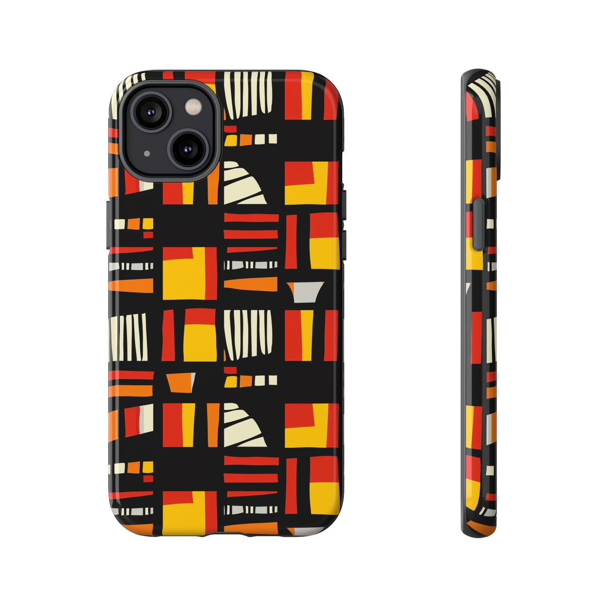 Stylish African Pattern Phone Case – Unique and Vibrant Protection 099