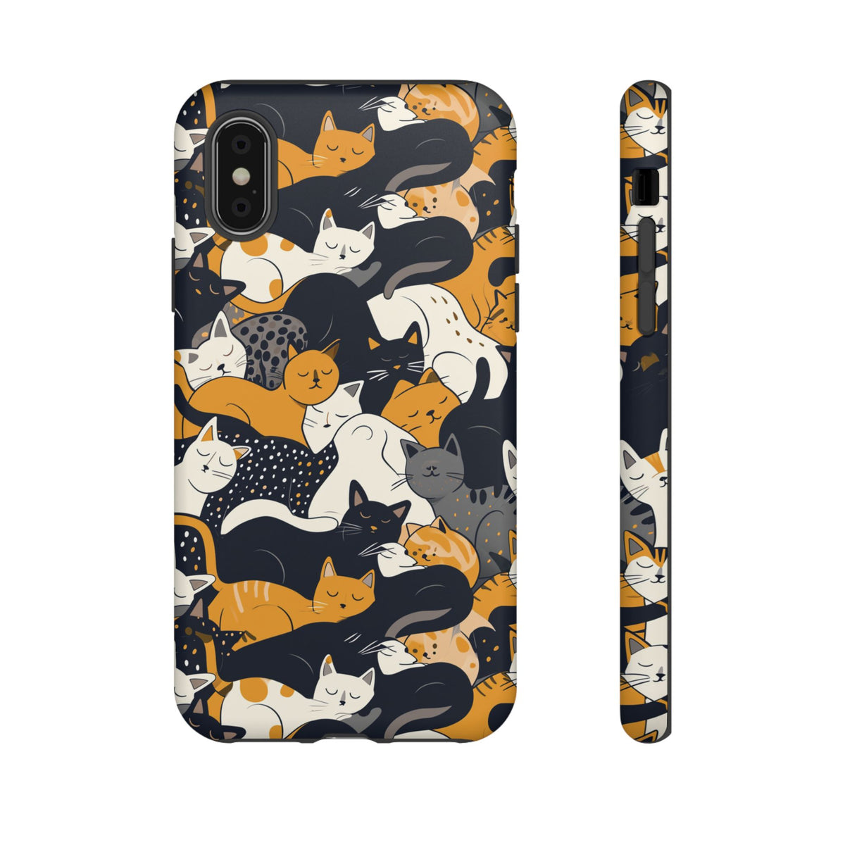 Seamless Cat Pattern Design Phone Case – Playful and Stylish Cat-Themed Phone Cover 2