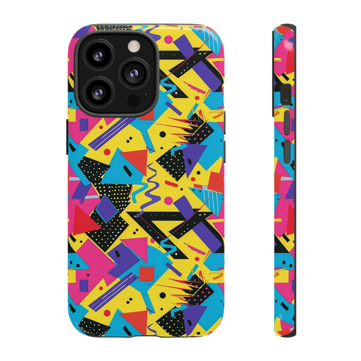 90s Themed Seamless Pattern Phone Case – Embrace Retro Style and Protection 223