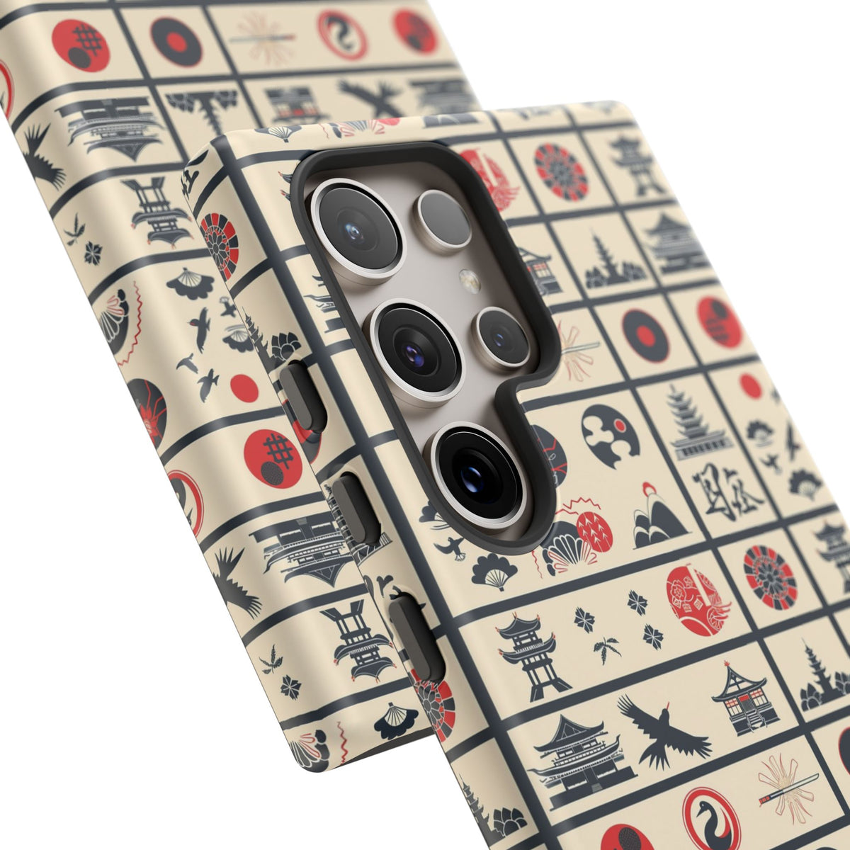 Japanese Pattern Phone Case – Elegant & Timeless Design for Your Phone 099