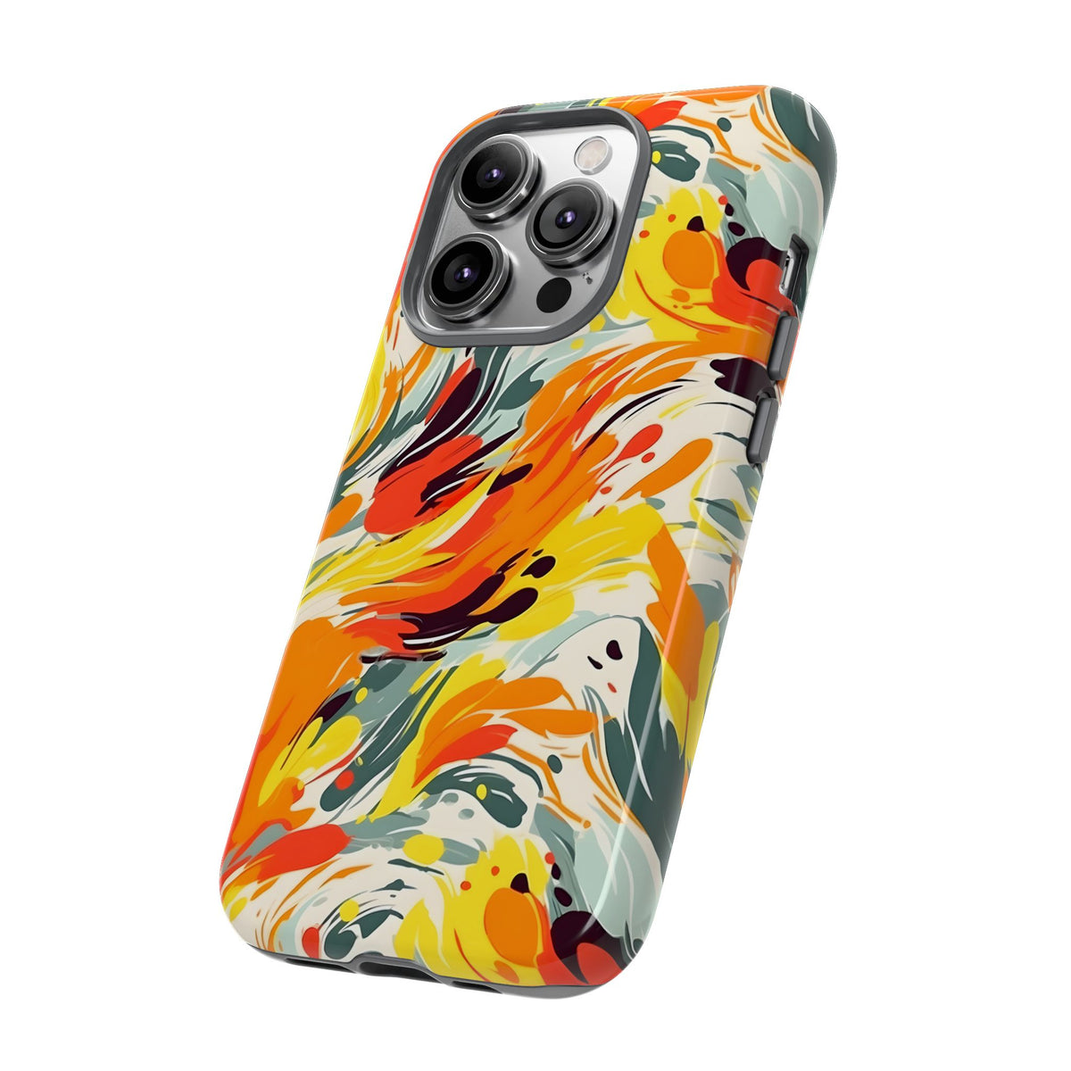 Abstract Painting Design Phone Case – Modern Art-Inspired Phone Cover 5