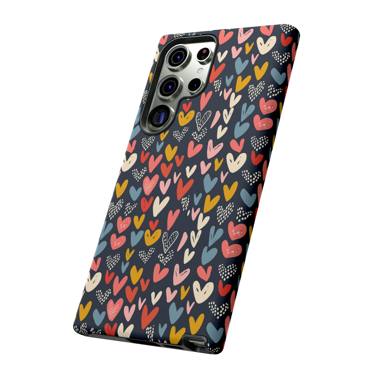 Heart Pattern Phone Case – Stylish & Loving Design for Your Device 816