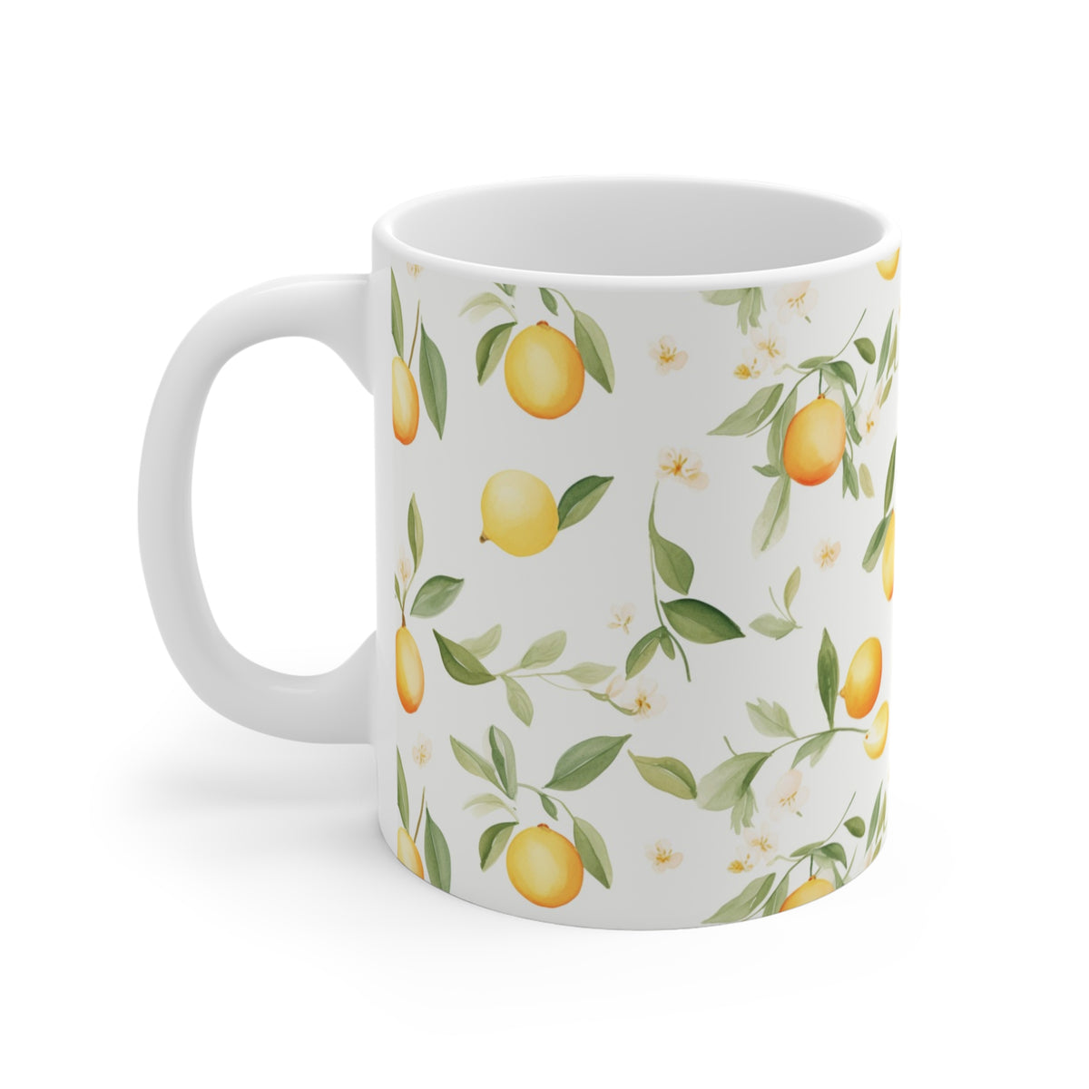 Various Watercolor Design All Over Coffee Mug – Unique Artistic Ceramic Coffee Cup 341