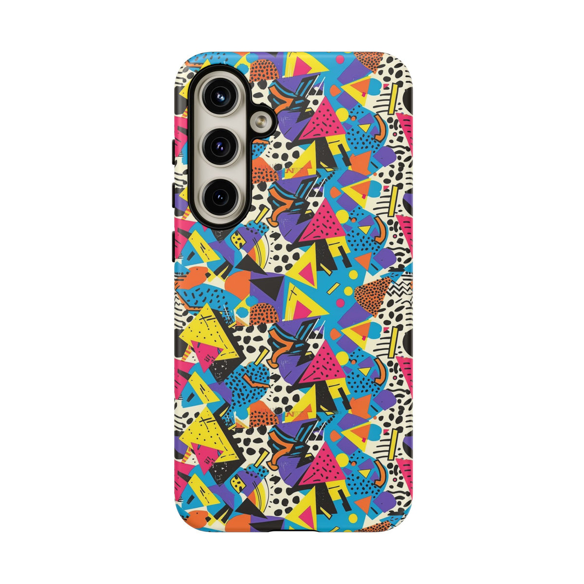 90s Themed Seamless Pattern Phone Case – Embrace Retro Style and Protection 231