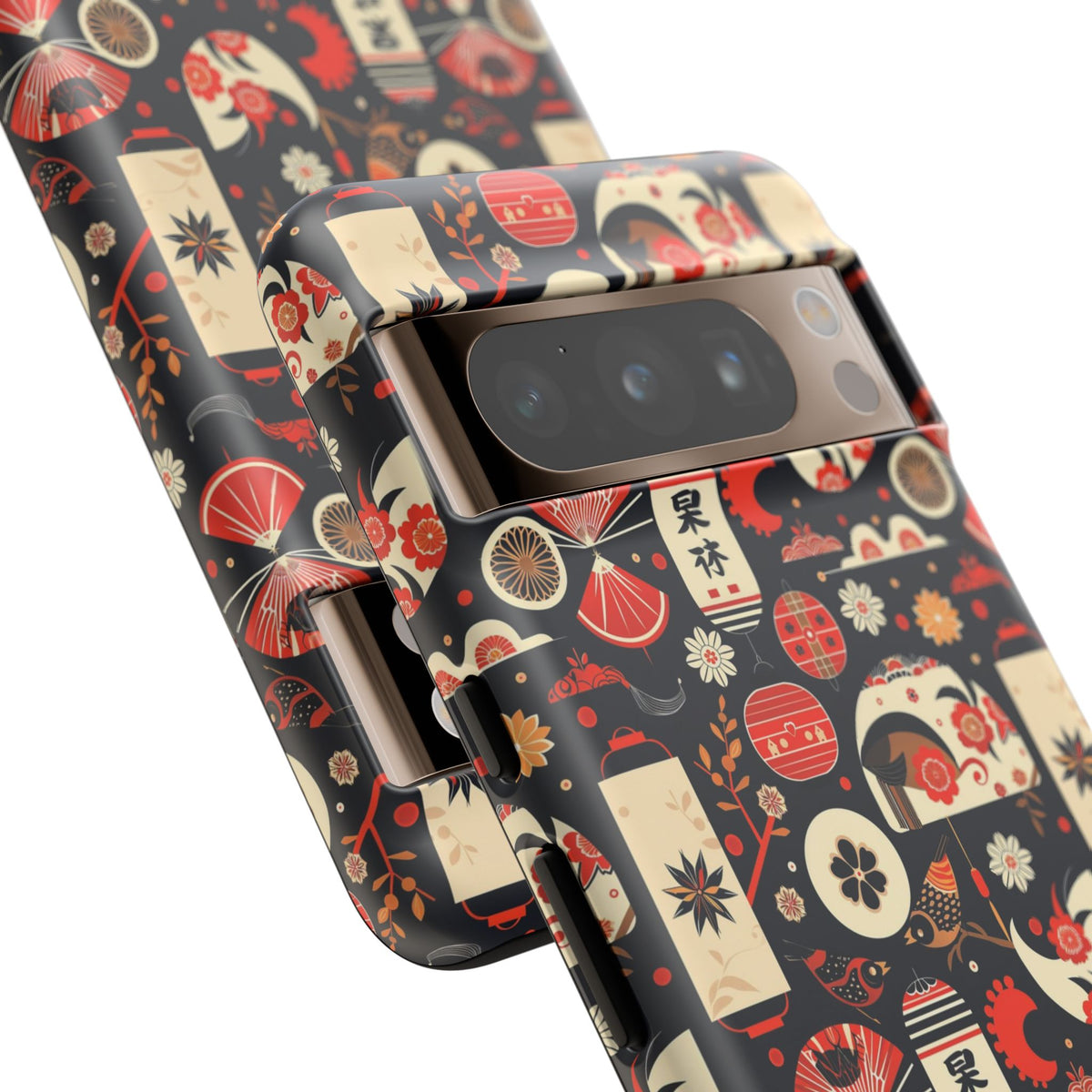 Japanese Pattern Phone Case – Elegant & Timeless Design for Your Phone 069