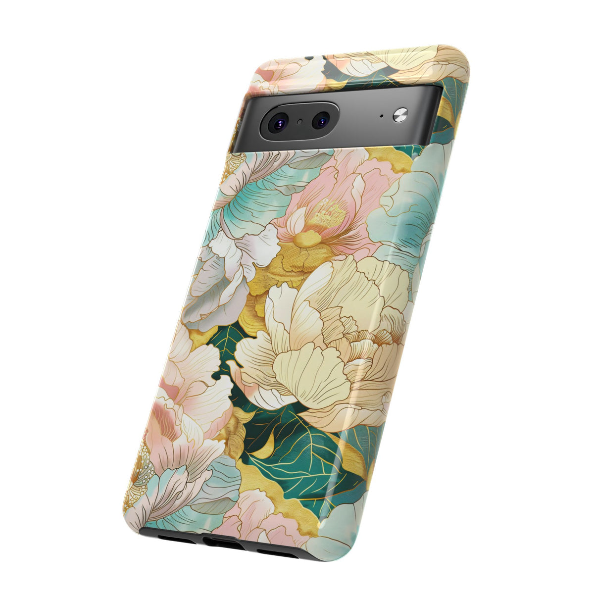 Japanese Blossom Asian Floral Design Phone Case – Elegant Floral Phone Cover