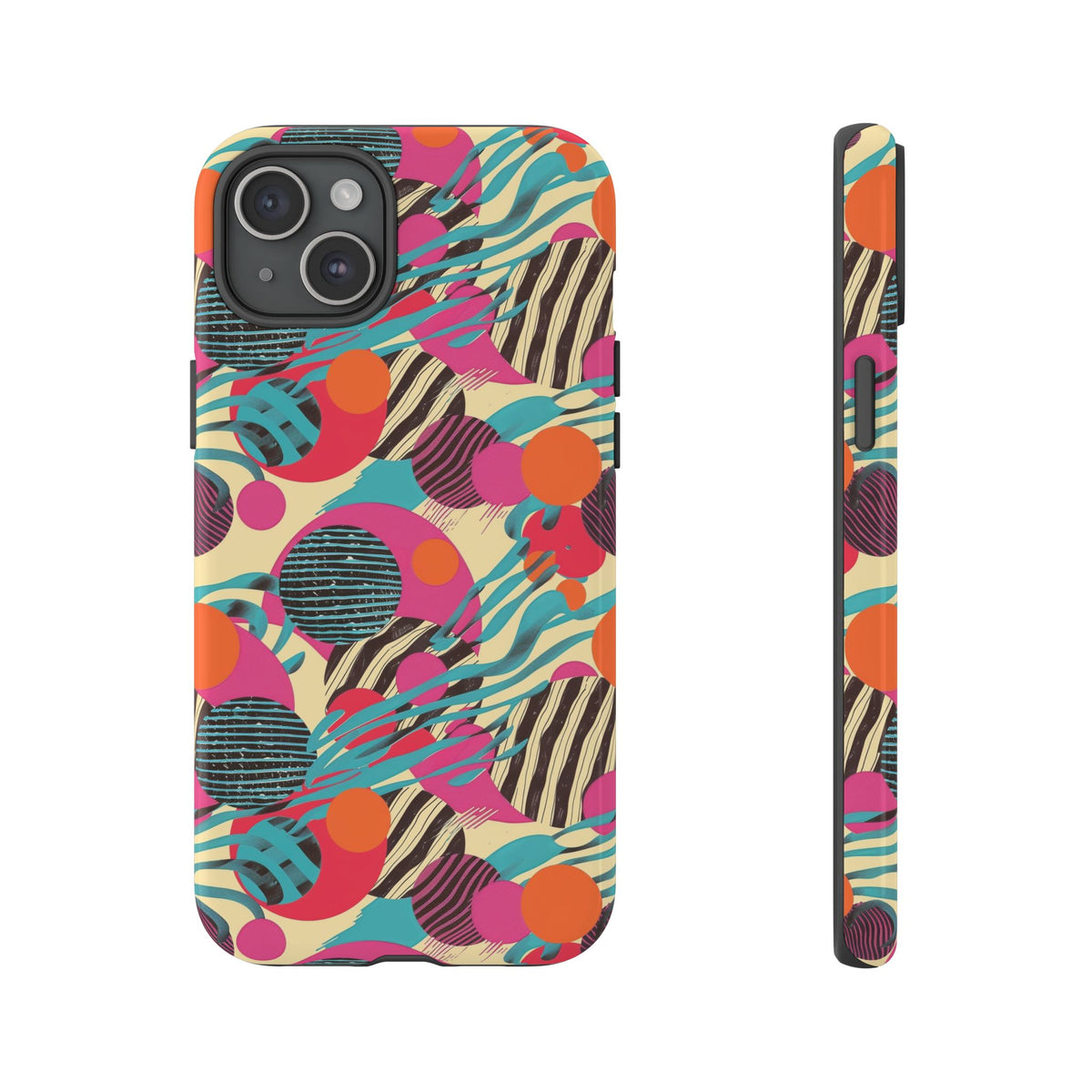 Retro 80s Seamless Phone Case – Vintage Style Meets Modern Protection 167