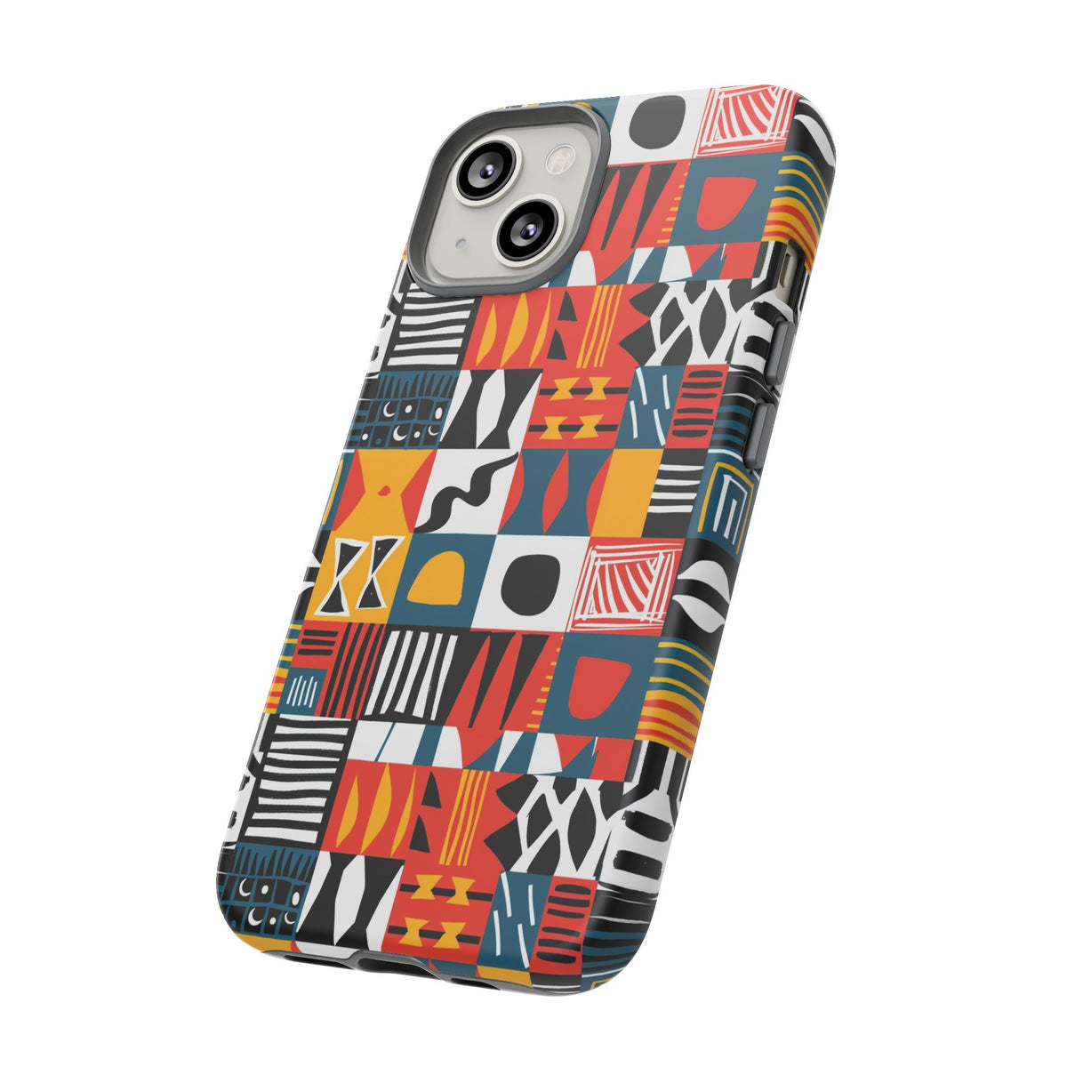 Stylish African Pattern Phone Case – Unique and Vibrant Protection 076