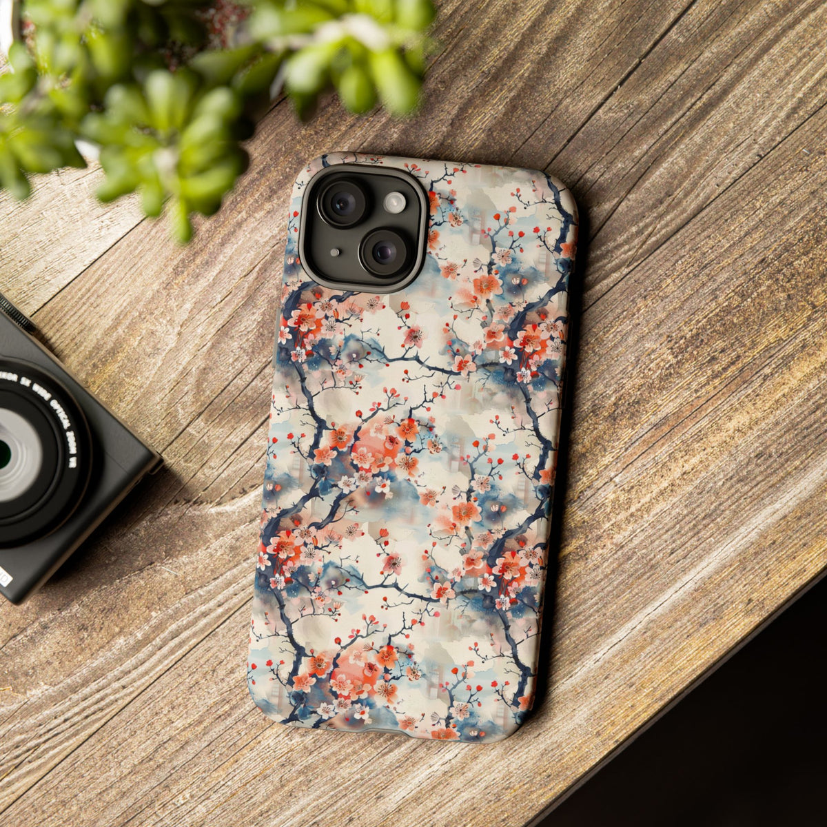 Japanese Pattern Phone Case – Elegant & Timeless Design for Your Phone 039