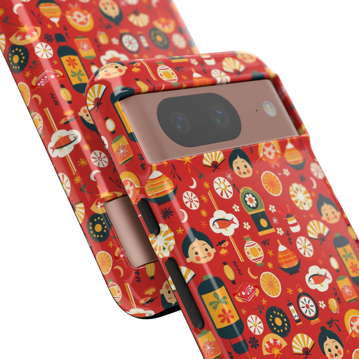 Japanese Pattern Phone Case – Elegant & Timeless Design for Your Phone 087