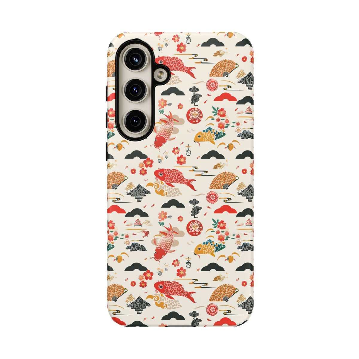 Japanese Pattern Phone Case – Elegant & Timeless Design for Your Phone 154