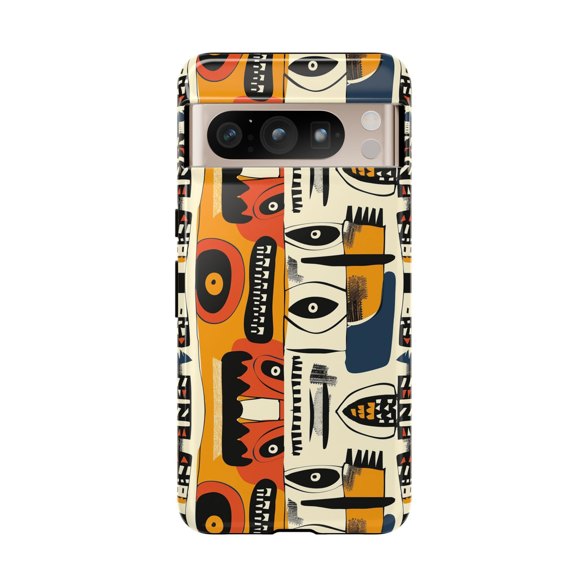 Stylish African Pattern Phone Case – Unique and Vibrant Protection 204