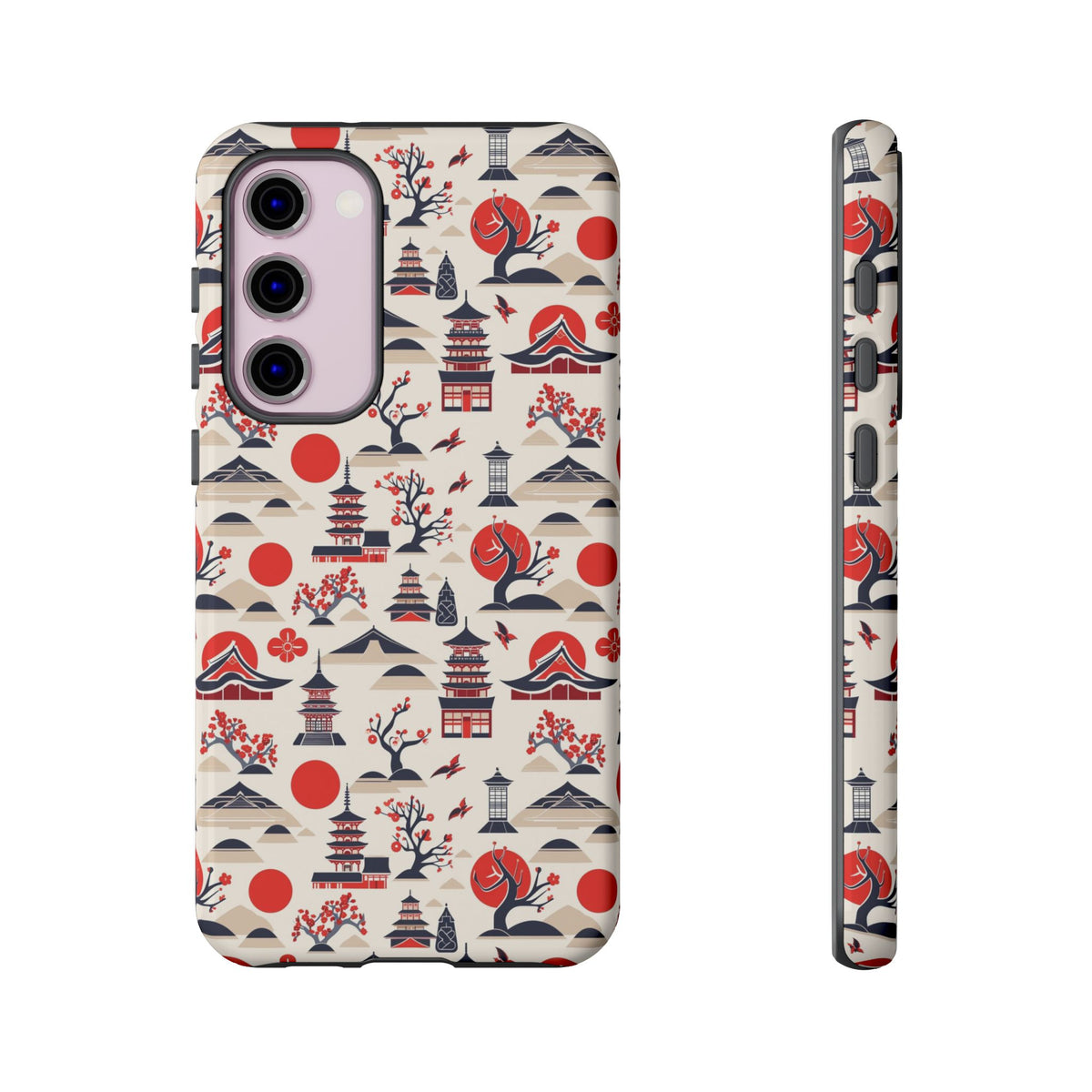 Japanese Pattern Phone Case – Elegant & Timeless Design for Your Phone 013