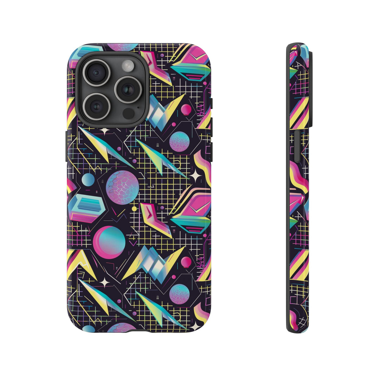 Retro 80s Seamless Phone Case – Vintage Style Meets Modern Protection 086