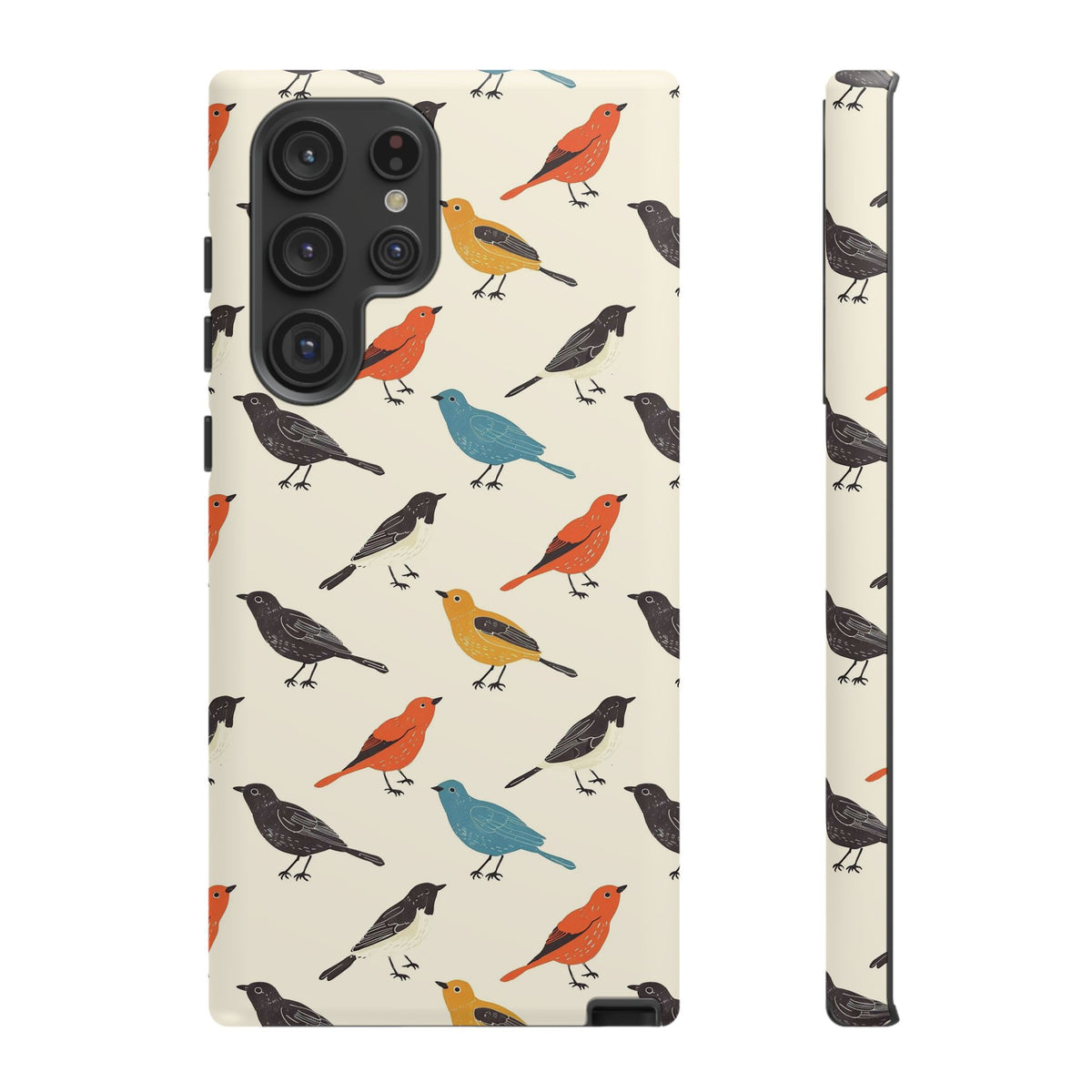 Birds Seamless Pattern Phone Case – Elegant and Timeless Avian Design 5